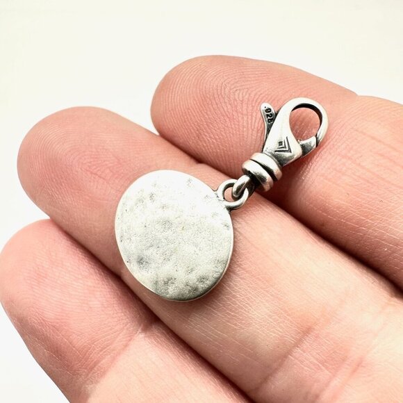 Silpada Womens Charm Sterling Silver Crystal Initial "R" 4Bracelet Necklace Gift - Picture 3 of 3